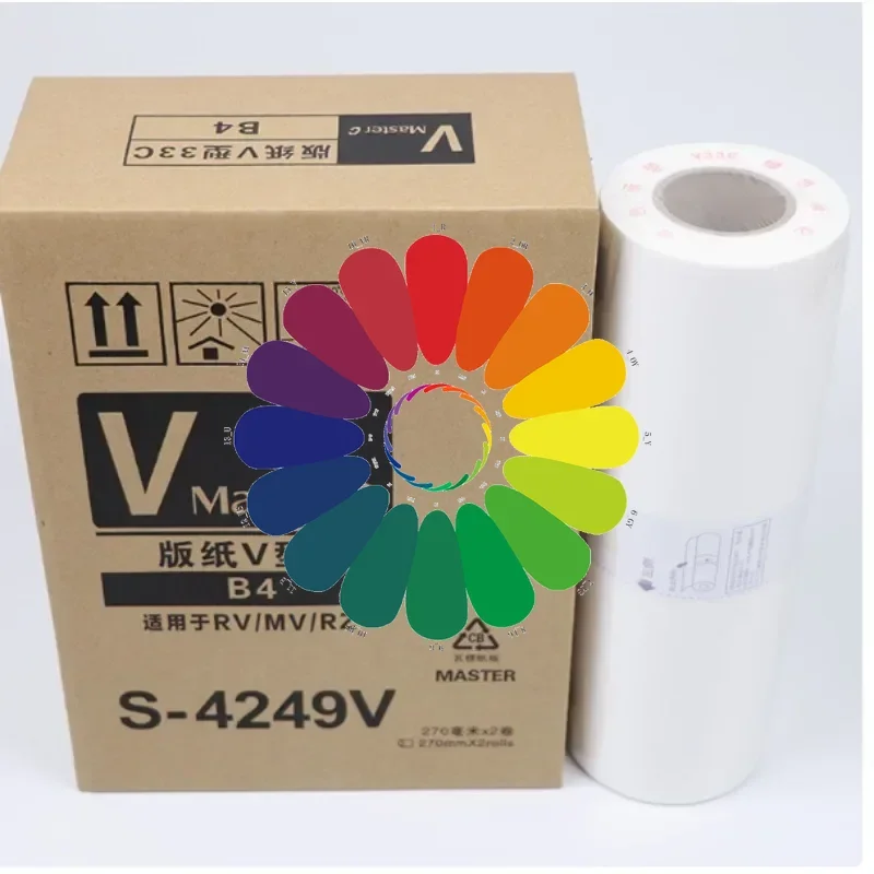 

1 Roll S-4250 Speed Printing Machine All-in-one Machine Paper Master Roll for RISO A4 RZ200 RZ220 230