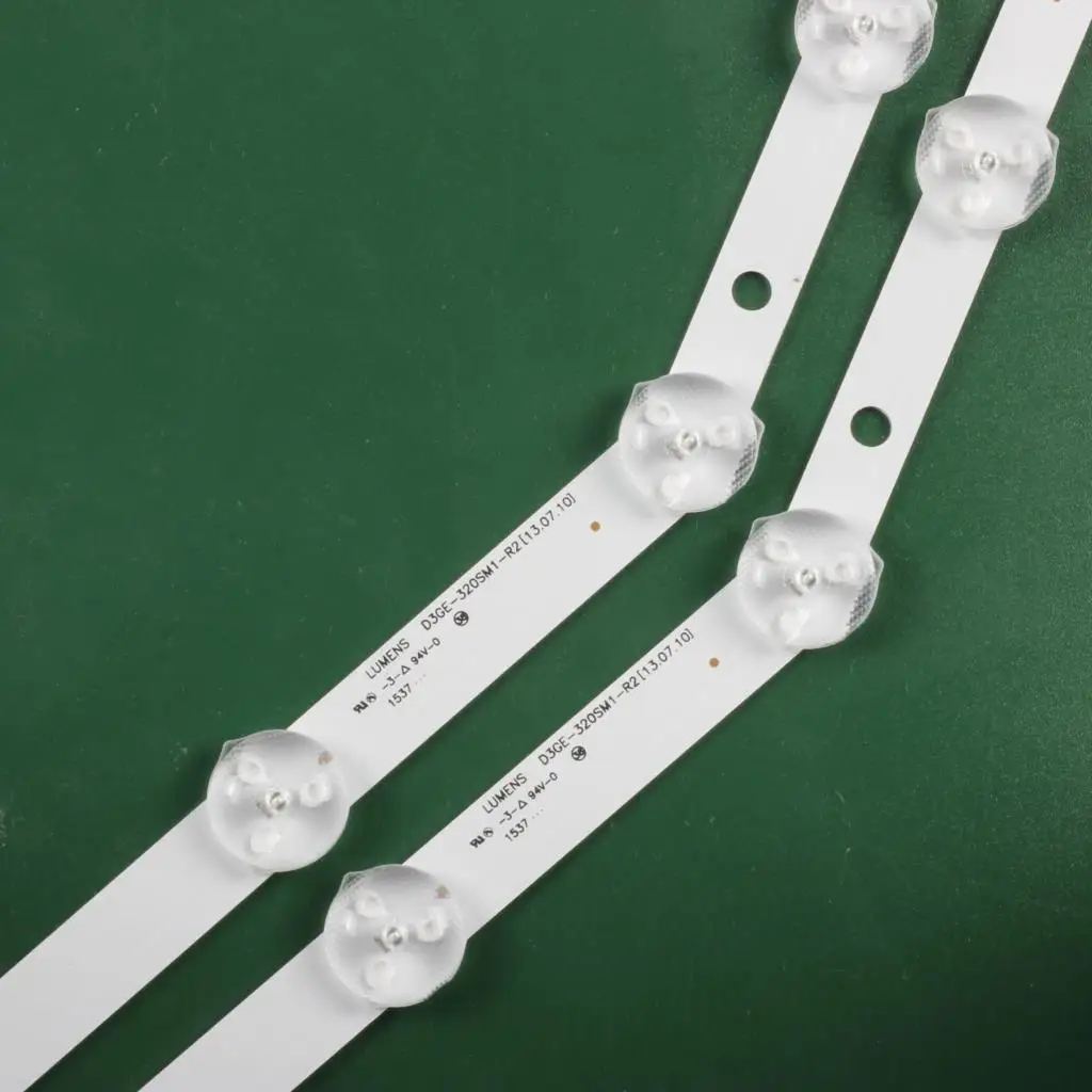 2pcs 12leds LED strip For UE32H5304 UE32H5373 UE32H5373AS UN32EH5000 UE32H5303AW UE32EH5020 UE32EH5030W D3GE-320SM1-R2 2013SVS32