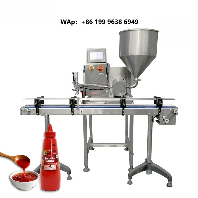 Durable High-Accuracy Automatic Filling Machine for Beverage Chemical Liquids 50-5000ml Gear PLC Rotor Pump Liquid Filling Line