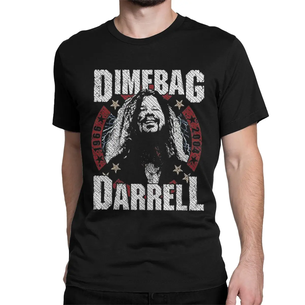 Vintage Dimebag Metal Band Rock T-Shirt Men Women Round Neck Pure Cotton T Shirts Pantera Short Sleeve Tees 4XL 5XL Clothing