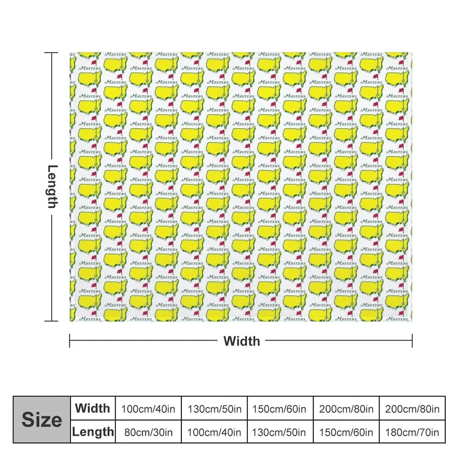 Masters Tournament Augusta National Golf Men_s Short - The Masters 2022 - augusta national - au Throw Blanket Heavy Blankets