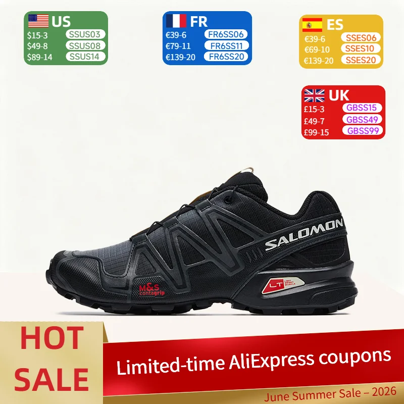 

Salomon ACS Pro: Lightweight, Flexible, Responsive, Versatile, and Durable Low-Top Running Shoes (Unisex) Black and Red 478442