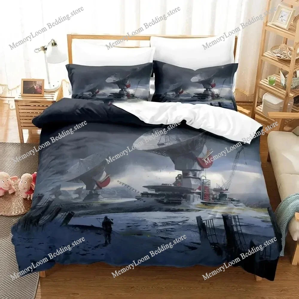 3D Print Colorful Sci Fi Structure Bedding Set Boys Girls Twin-Queen-King Size Duvet Cover Pillowcase Bed Kids Adult Soft Cozy