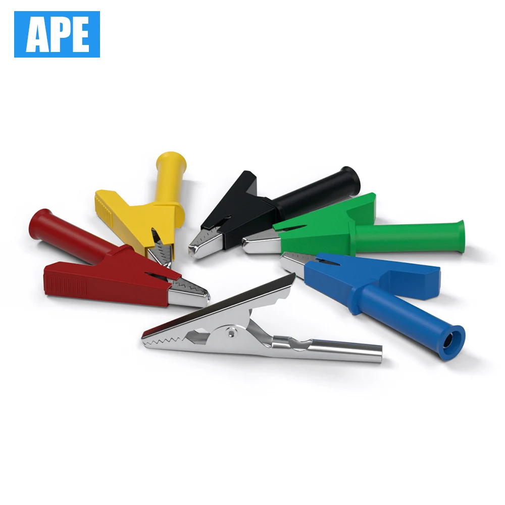 Multimeter Test Leads with Alligator Clips , Electrical Test Equipment, Electromechanical Performance, 1 Set 15pcs，High quality