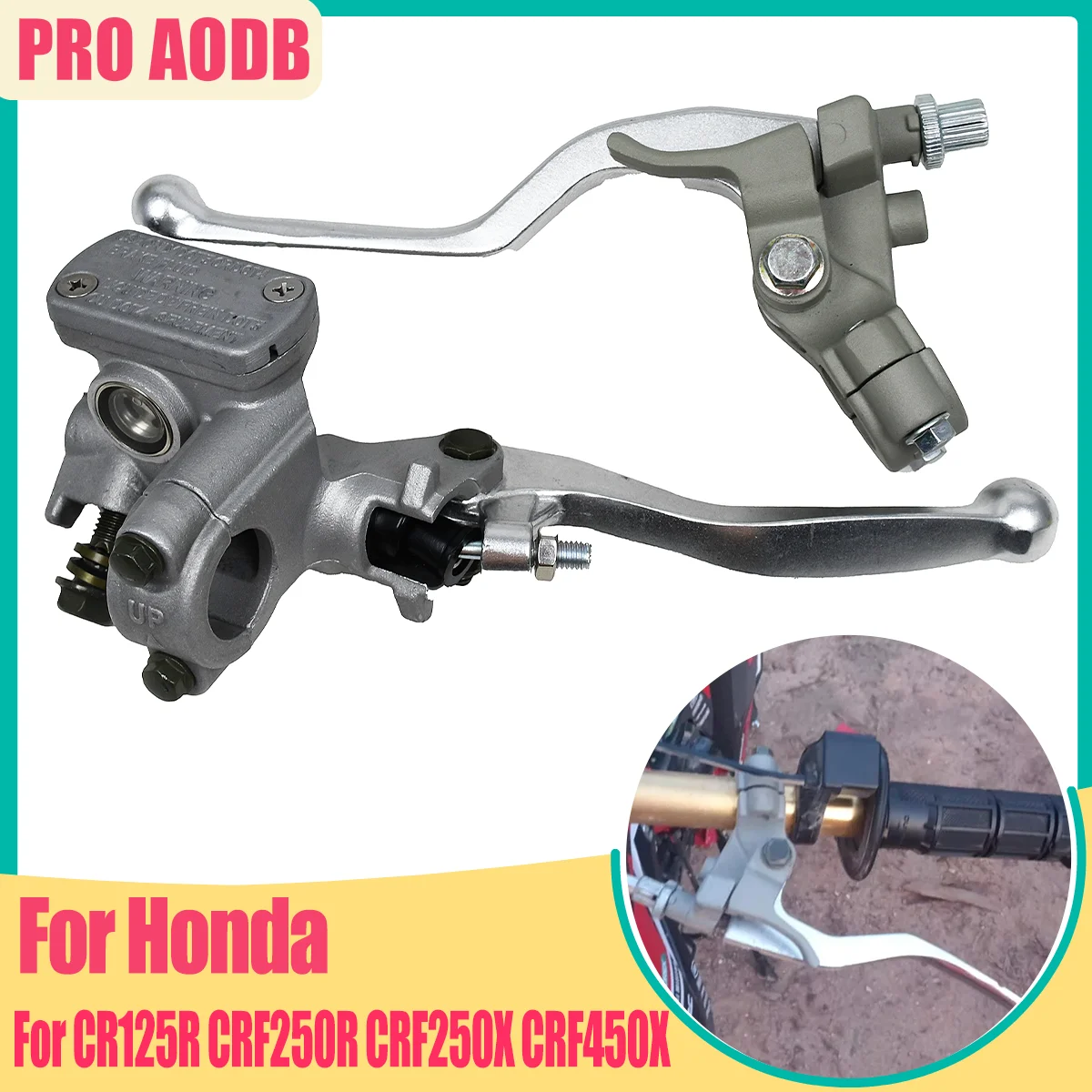 

For HONDA Motorcycle 22mm Handlebars Brake Master Cylinder Clutch Levers CR 125R 250R 500R CRF 150 250 450 2002-2021 Accessories