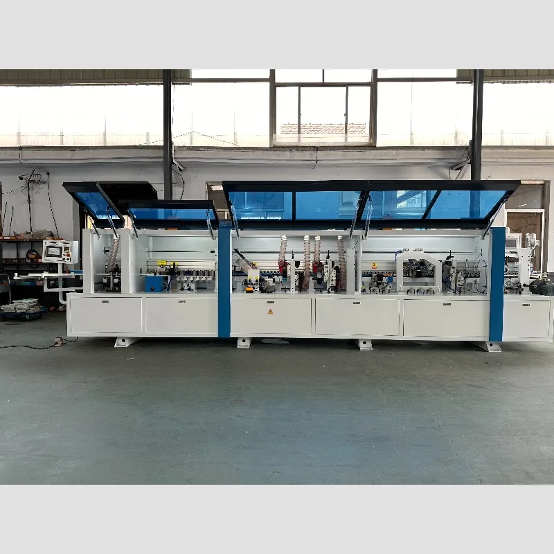 Fully Automatic Wood Edge Banding Machine Straight Edge Sealing And Curved Edge Polishing Tool Set