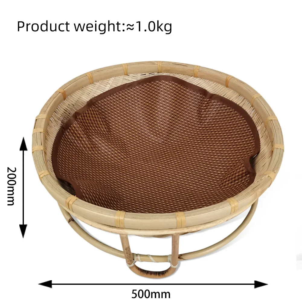 Eco Friendly Bamboo Cat House Kitten Pet Bed Indoor Pad Mattress Vegetable Baskets New Design One layer Washable