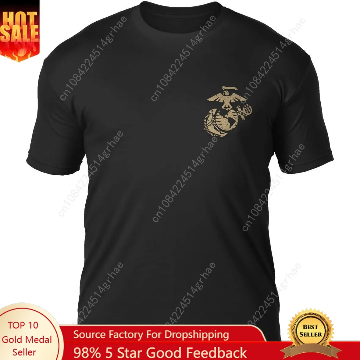 

7.62 Design US Marine Corps Forged in Battle USMC T-Shirt