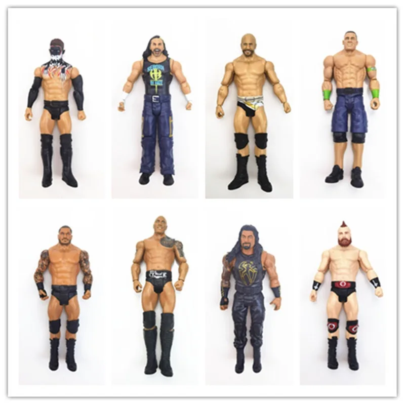 

6.5'' WWE AEW Dwayne Johnson NXT Demon Finn Balor Wwe Action Figure Challenge Arena Wrestling Gladiator Moving Figure