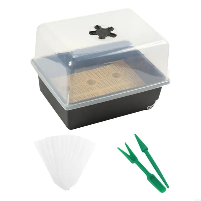 

W8EA High Capacity Floor Standing Growing Germination Tray Seed Starter Equipment for Diverse Plant Species Garden Transplant