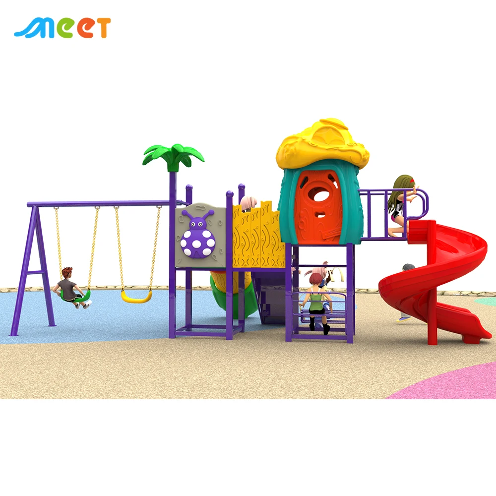 مرافق الشريحة الخارجية التجارية المخصصة كبيرة الحجم ومرافق ملعب الشريحة البلاستيكية للأطفال2026