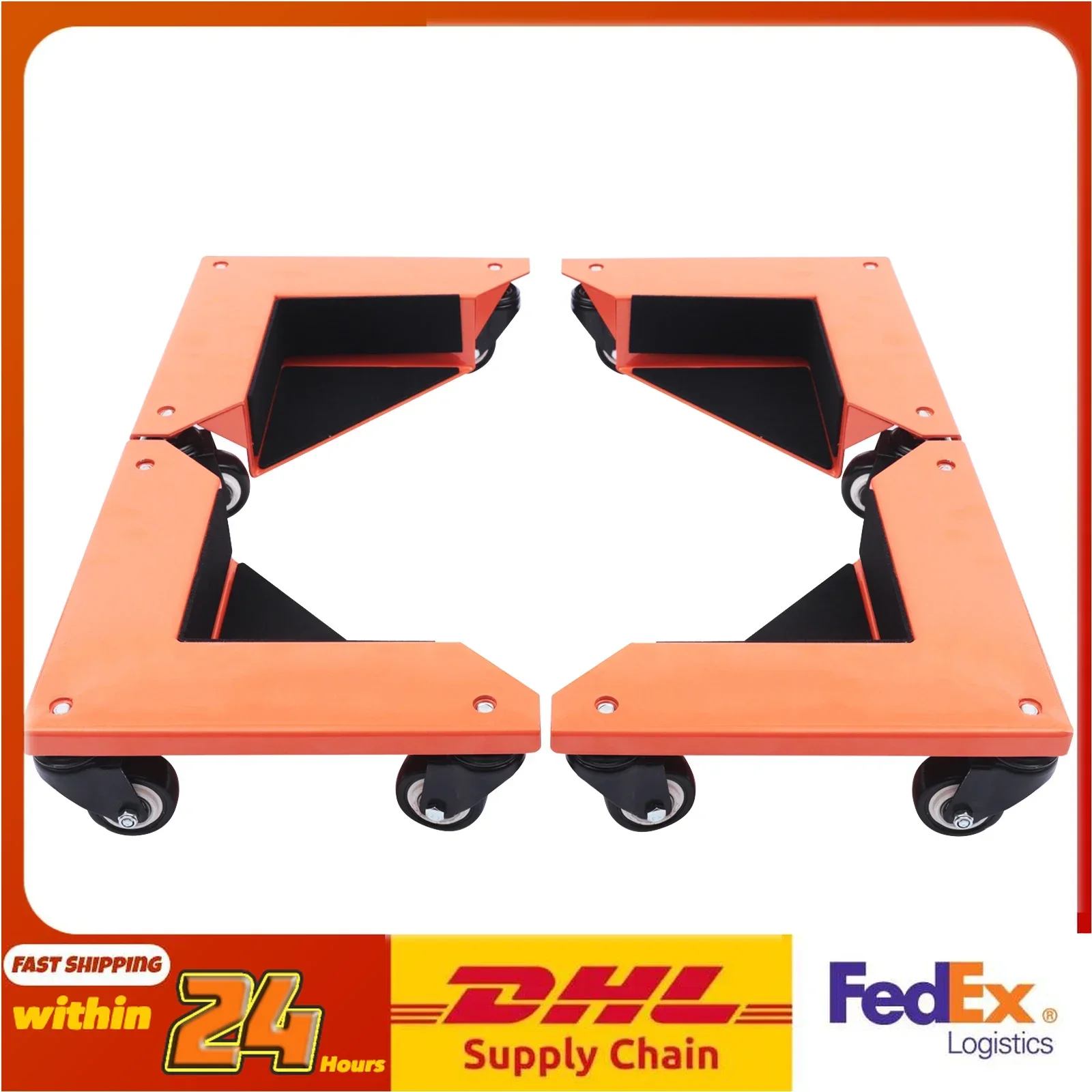 

Moving Dolly w/Large Load Capacity 650kg Alloy Steel Frames High quality Wheels Variable Size Moving Heavy Furniture