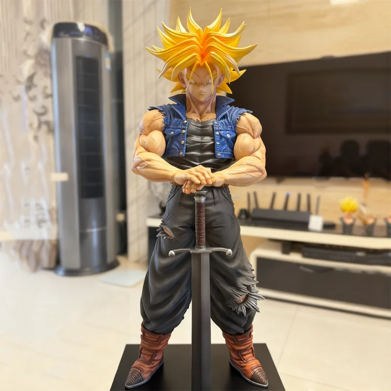 

53cm Anime %2 Big Torankusu Super Saiyan Trendy Toy Figures Desktop Ornament Statue Model Boy Toy Surprise Gift Collectible