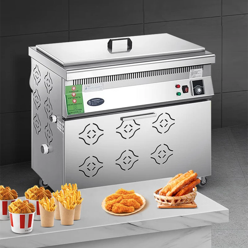 Commercial electric fryer oil-water separation French fries fryer 30-100L large-capacity fried chicken fritters electric fryer