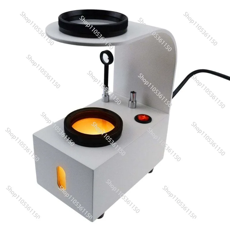 110V/220V Desktop Polariscope Built-in LED Gemstone 2 Glass Filter Gem Jewel Jewelry Polarizer Tester Tool