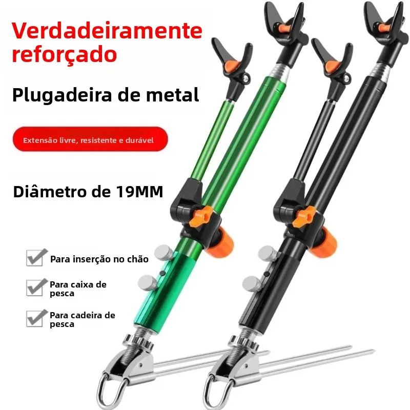 suporte-para-vara-de-pesca-em-aco-inoxidavel-tripe-reforcado-black-diamond-king-equipamento-de-pescador-mais-forte-e-resis