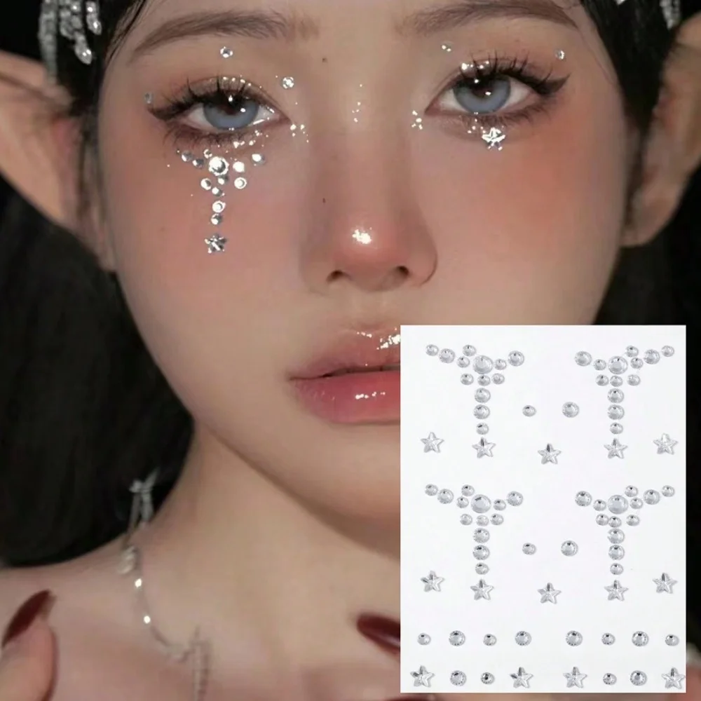 Face & Body Gemstone Stickers Eye Corner Baby Stickers Eyebrow Stickers Body Stickers Concert Look Face Gems