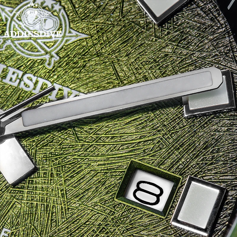 Addiesdive ساعات كوارتز للرجال الياقوت الزجاج 41 مللي متر AR المغلفة 200 متر مقاوم للماء غواص ساعة BGW9 مضيئة جديد AD2511 رجل ساعة #2