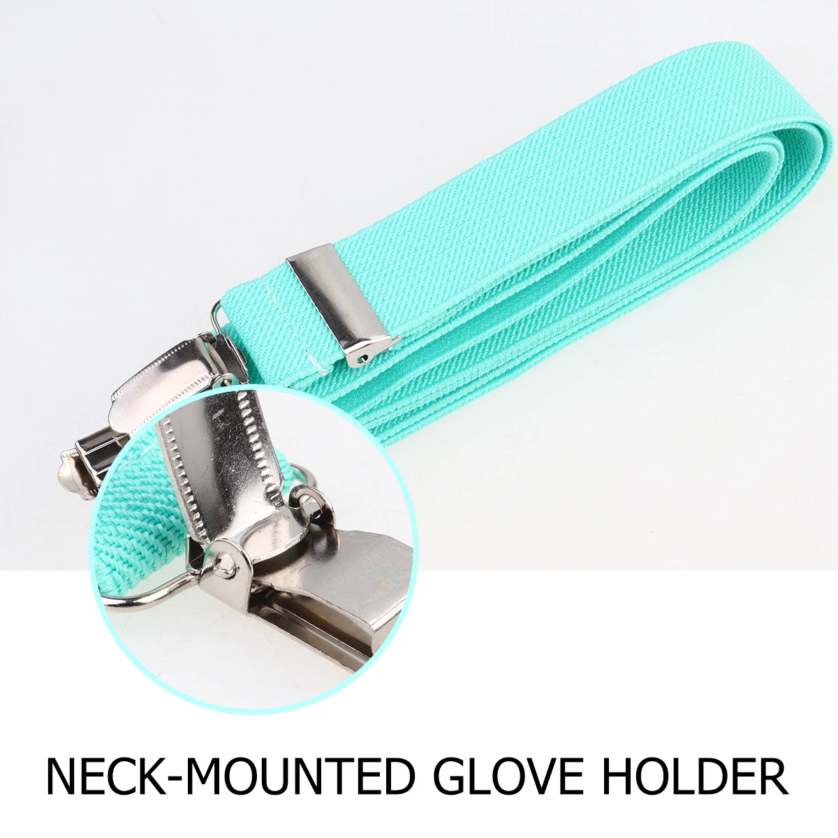 

2Pcs Gloves Holder Sturdy Glove Clip Durable Mittens Clip Hat Hanger Adjustable Catcher Outdoor Winter Peppermint Color