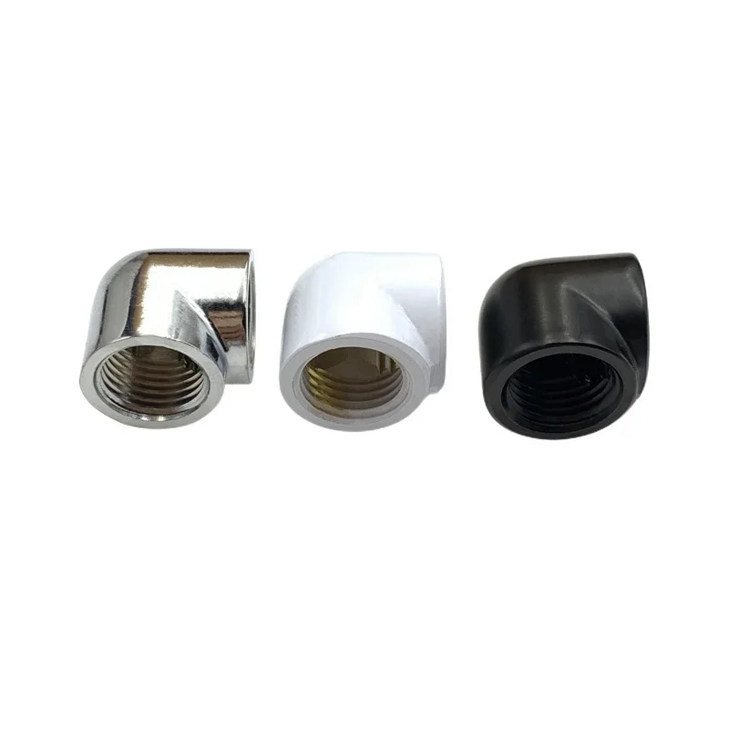 PC water cooling fittings 90 degree elbow inner thread G1/4 femal connector for DIY water cooling copper fittings
