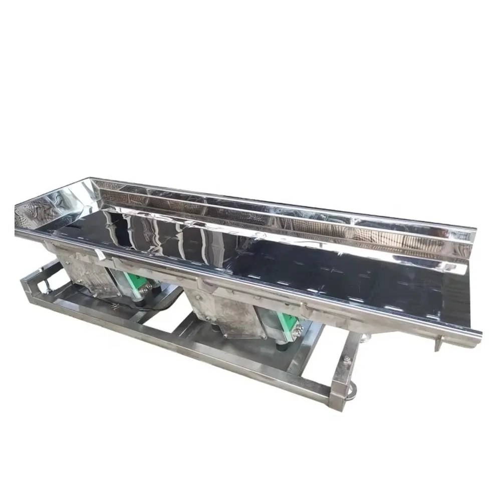 Small Electromagnetic Linear Feeder Efficient Vibrating Machinery 60KW Engine Powered for Manufacturing Plant