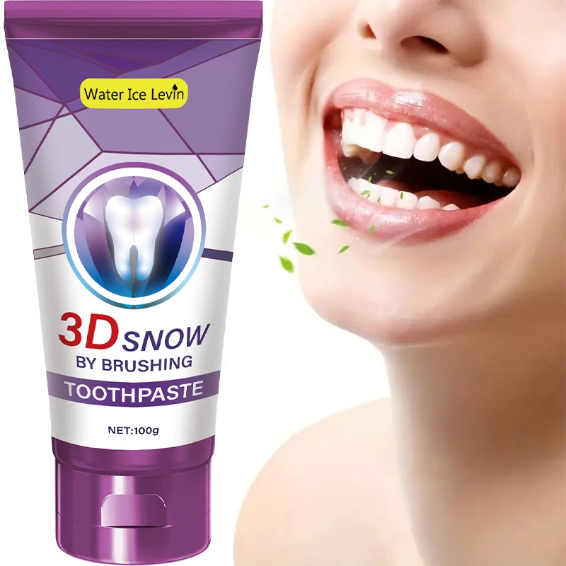 Purple Whitening Toothpaste, Whitening Deep-Cleaning Formula, Freshens Breath, Gentle Gum Care, Tooth Polishing Powder, Removes Stains, Freshens Breath, a Must-Have for Daily Home Life