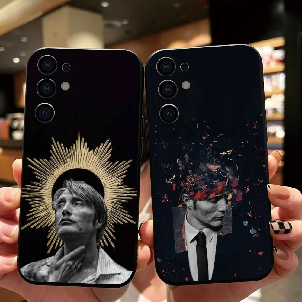 American TV series Hannibal Phone Case For Samsung S26,S25,S24,S23,S22,S21,S30,Ultra,Plus,Fe,Lite,Note,10,Black Cover Gift