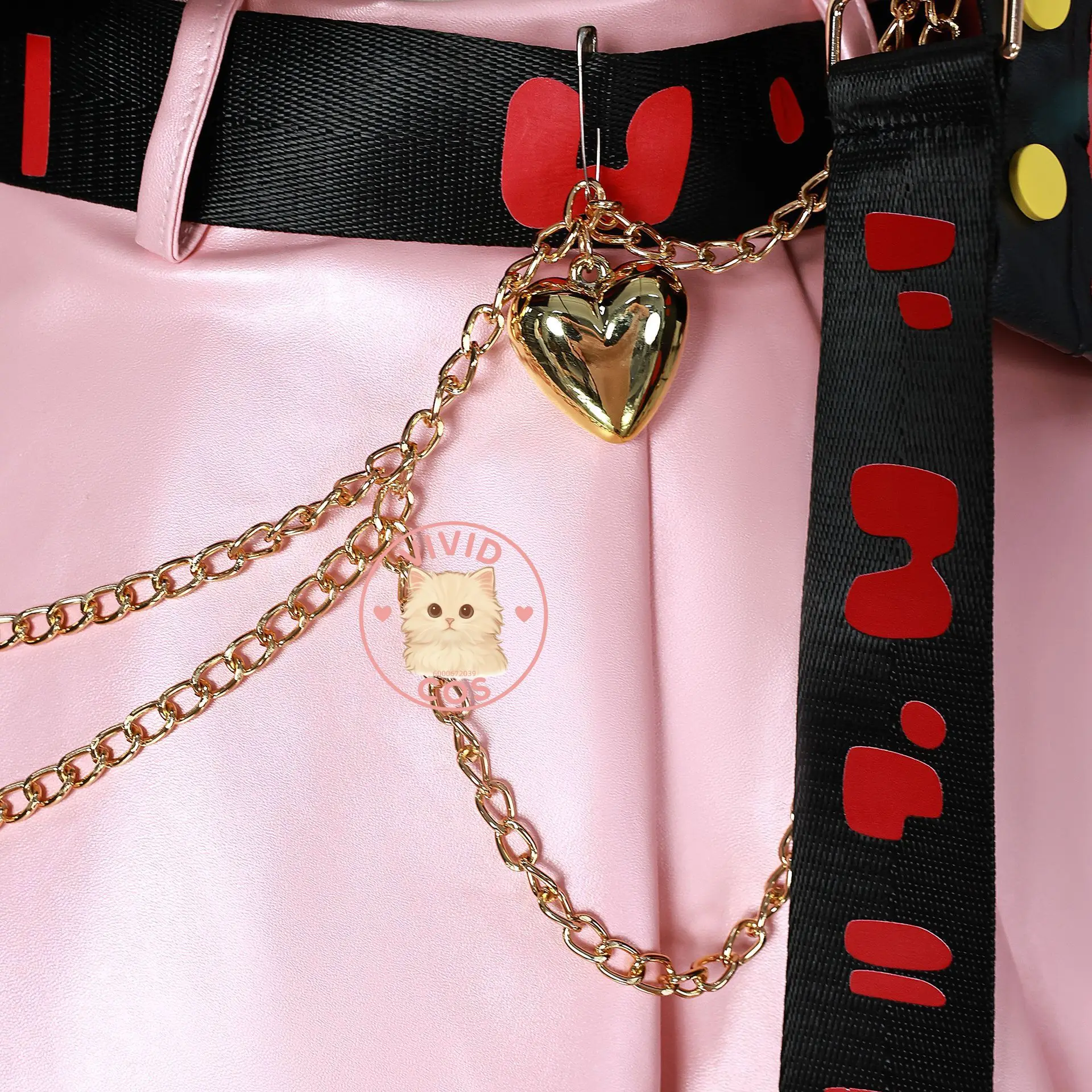 أزياء افتراضية مشهورة على شكل أيدول أنيمي لوه تياني أزياء تنكرية تحت الأرض معطف روك وردي تنورة قصيرة موحدة للنساء حفلة كوميك كون