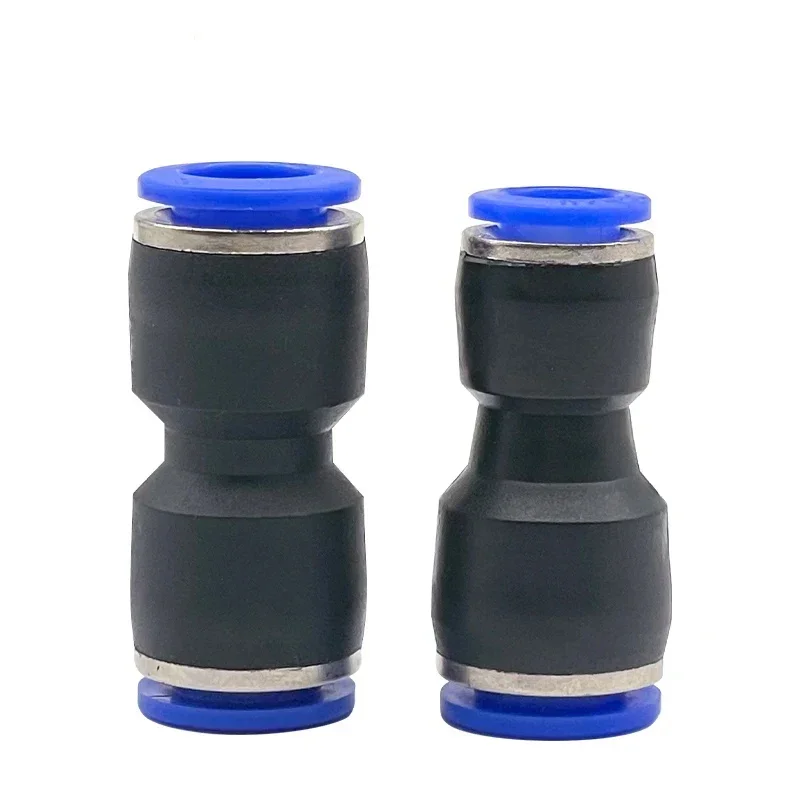 

Pneumatic Fittings Plastic Connector PU PG 4mm 6mmTo 8mm 10mm Air Water Hose Tube Push in Straight Gas Quick Connectors Fitting