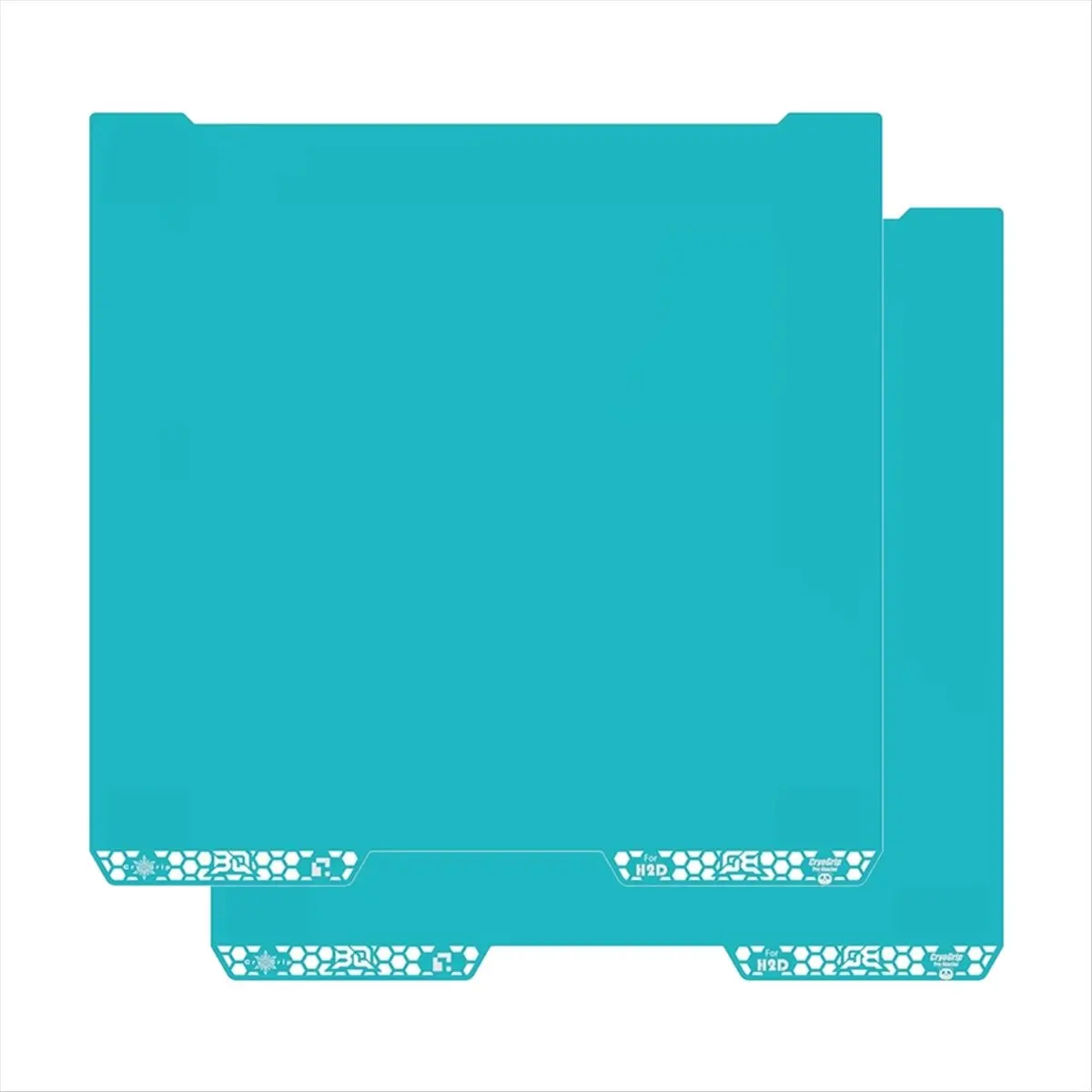☶❈＊♥AC502-2PCS Panda Build Plate CryoGrip Pro Glacier Sheet 350x325mm Double-Side Heatbed for H2D 3D Printer