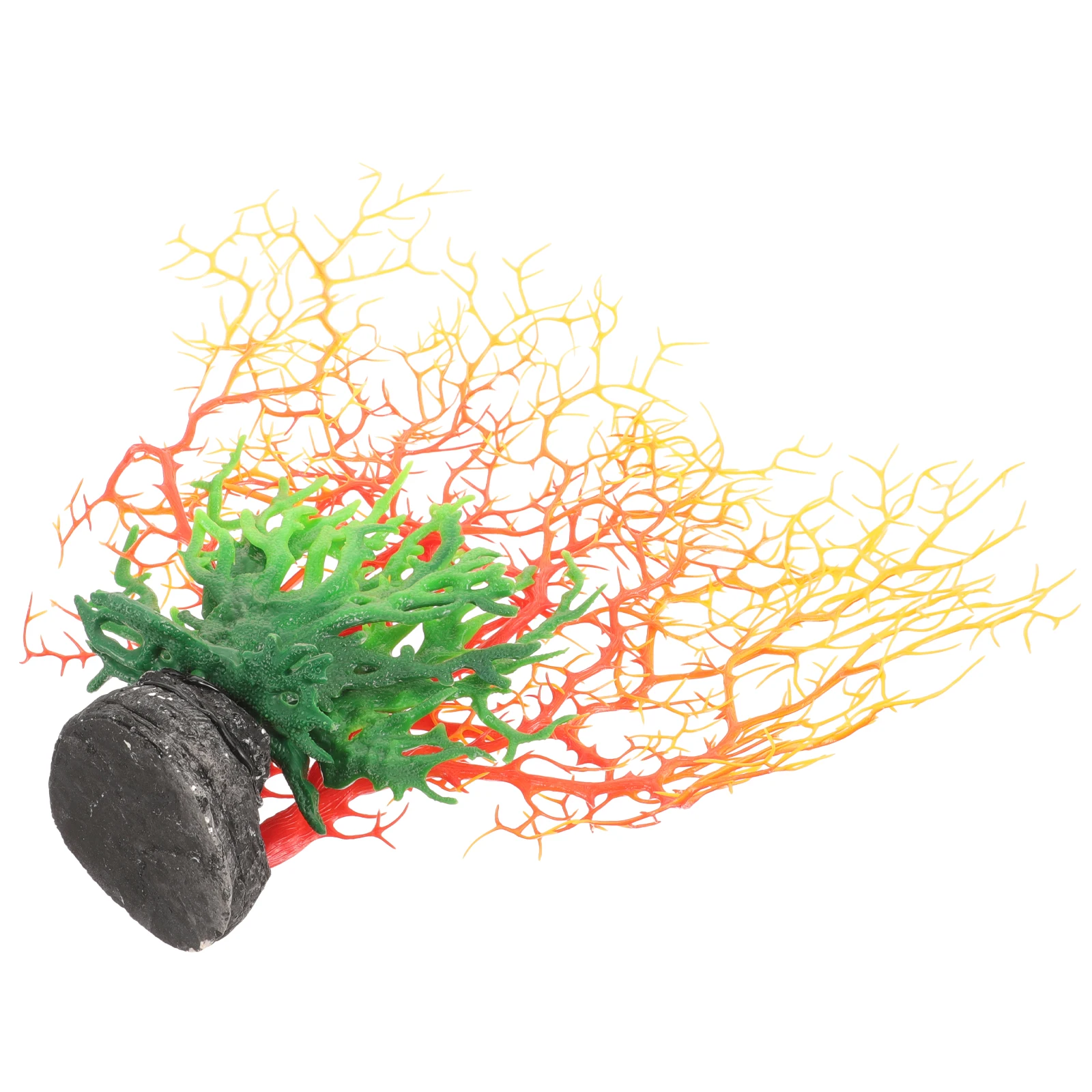 

Sturdy Simulation Aquarium Decor Vivid Artificial Fish Tank Decoration Lightweight Plastic Ornament Underwater Sculpture Fish