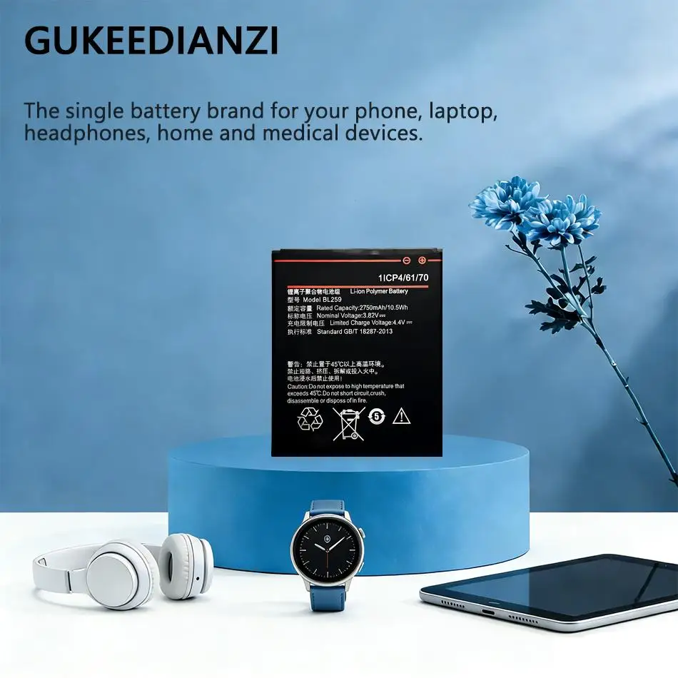 

Аккумулятор BL259 2750 мАч для Lenovo Vibe K5 K5plus A6020A40 A6020A41 A6020l36 A6020l37 A6020A46 Lemon 3 K32C30 K32C36