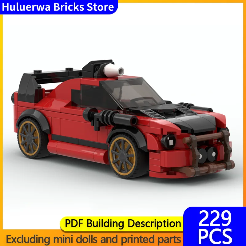 

Модель скоростного гоночного автомобиля MOC, строительные кирпичи EV3L1N Impreza, компактный автомобиль, модульная технология, детские праздничные подарки, сборные игрушки