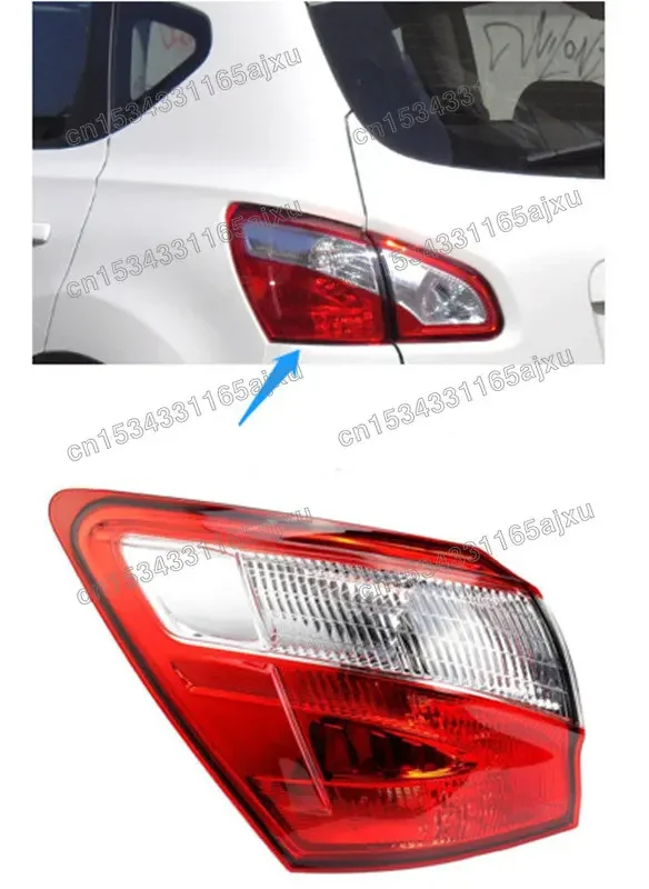 

Car LED Rear Tail Light Assembly Outer For Nissan Qashqai 2010 2011 2012 2013 2014 EU Version Brake Fog Lamp Warning Car styling