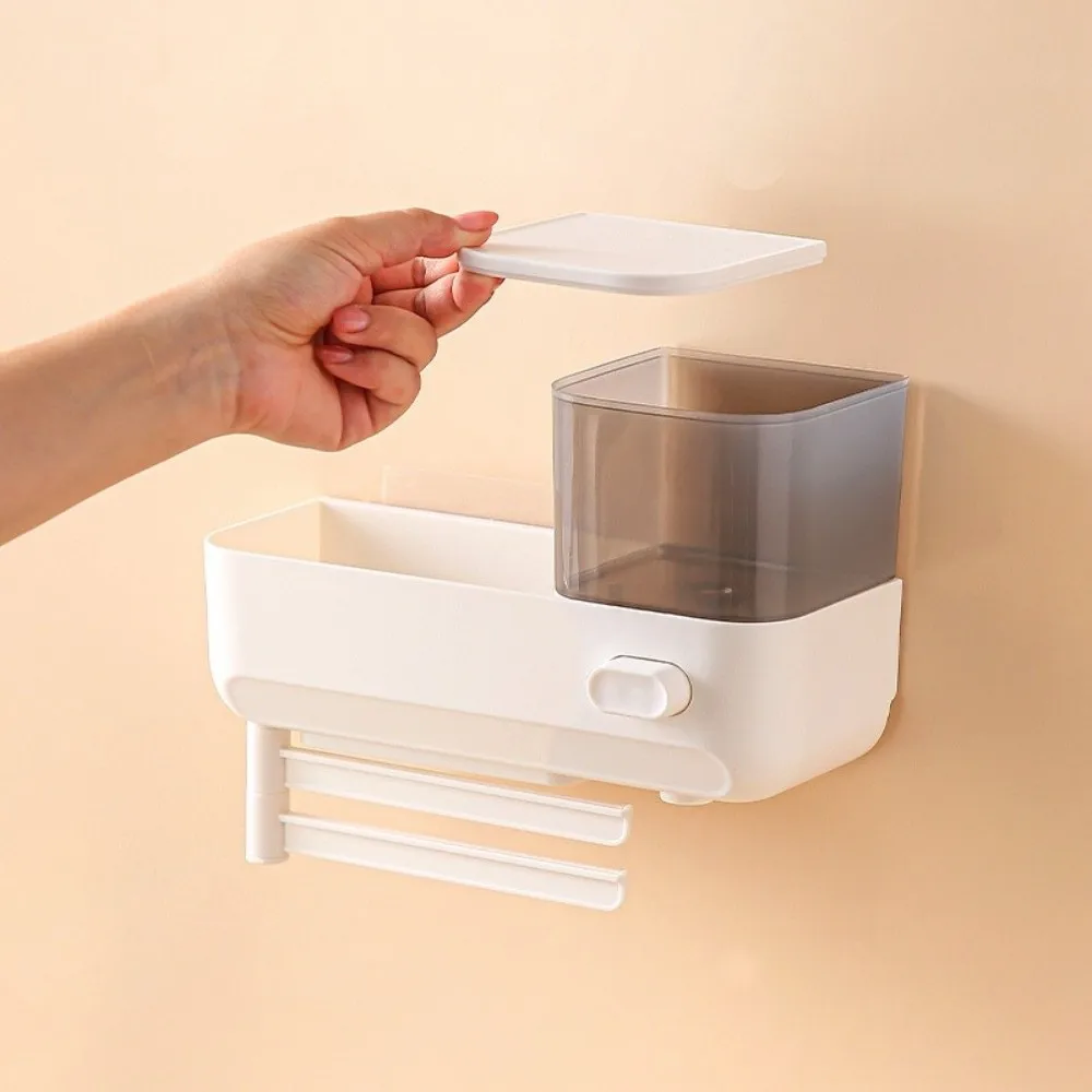 

Wall Mounted Kitchen Soap Dispenser Waterproof Design Hand Press Hand Press Dispenser With Drain Remover