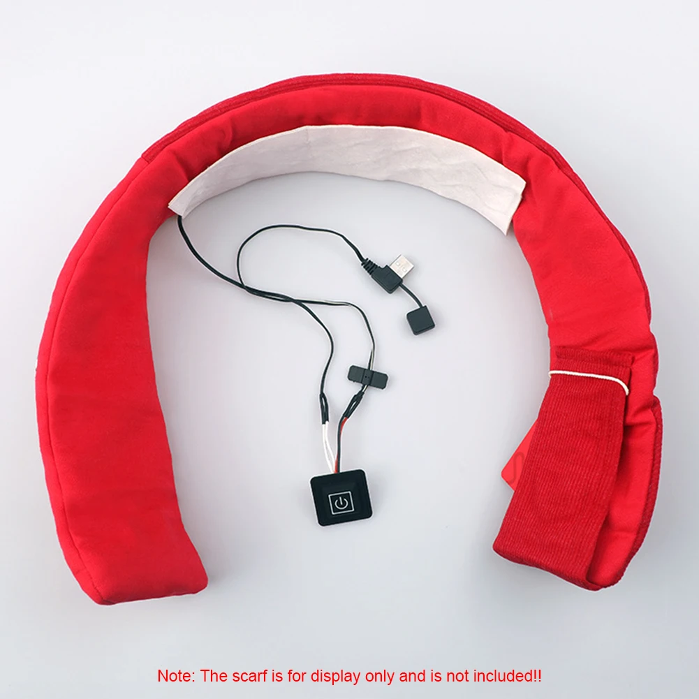 เสื้อผ้าเครื่องทําความร้อน Pad USB ไฟฟ้า Heated Pad กันน้ํา 3 ระดับกลางแจ้งความร้อนฤดูหนาวความร้อนเสื้อกั๊กสําหรับ DIY อุ่นเสื้อผ้า