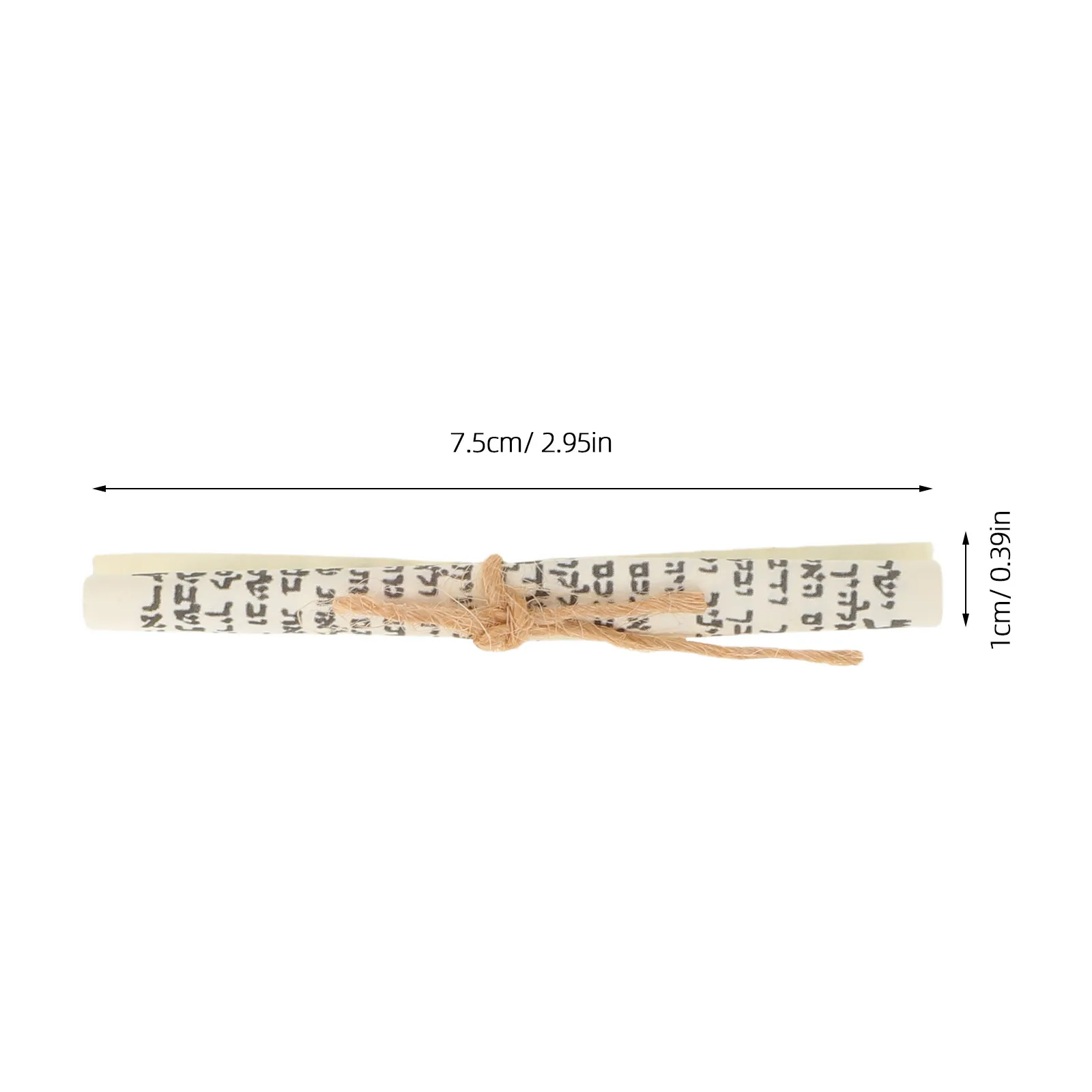 24Pcs Blessing Mezuzah Scroll Hebrew Jewish Mitzvah Scroll Door Post Religious Home Wall Decor Hanukkah Present