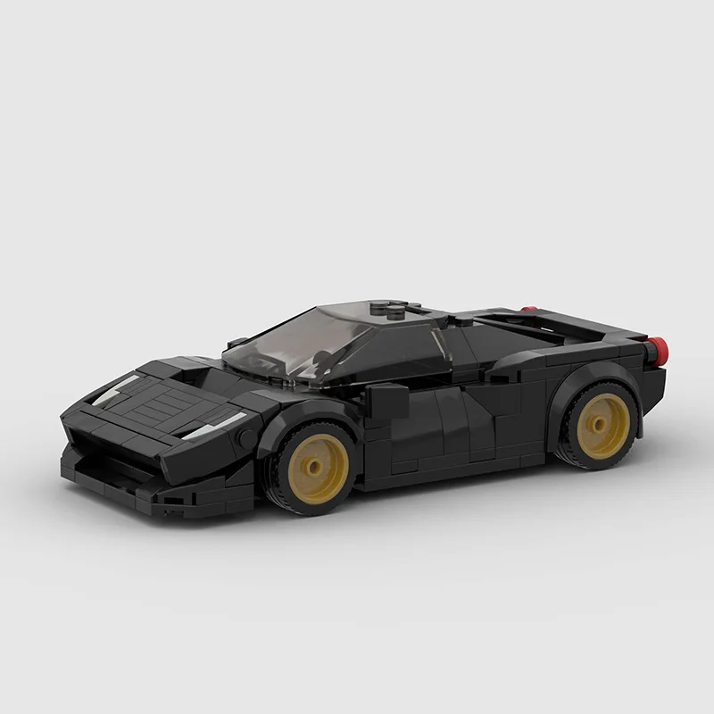 Compatible with Lego small particles luxury sports car racing moc children's toysbuilding block puzzle cross-borde toy wholesale