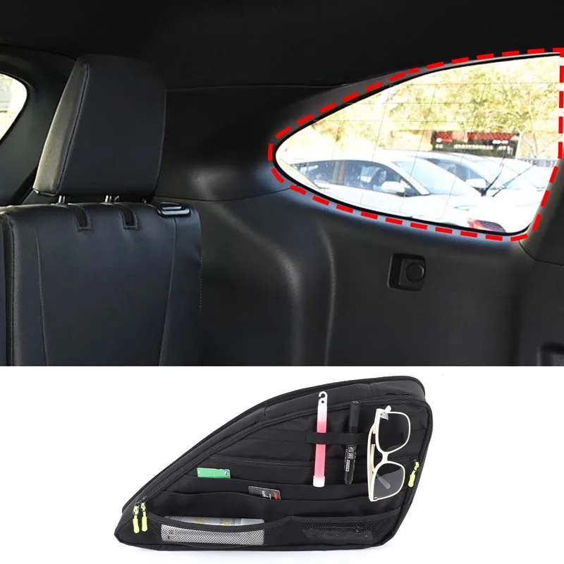 

Для Toyota Highlander/Toyota CROWN KLUGER 2016-2021 гг., сумка на заднее боковое окно автомобиля, ткань Оксфорд, аксессуары для хранения салона автомобиля