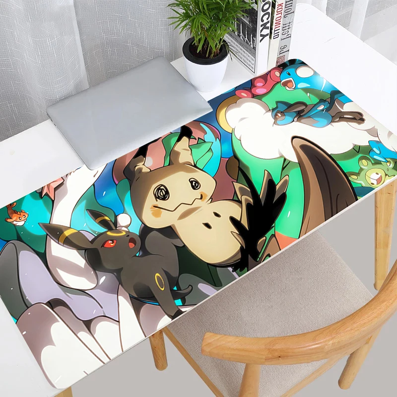 Mouse Pad Gaming Large Dywan Pokemon Pikachu xxl Gamer Keyboard Desk Mat Table Carpet Mousepad XXL 900x400 For Computer