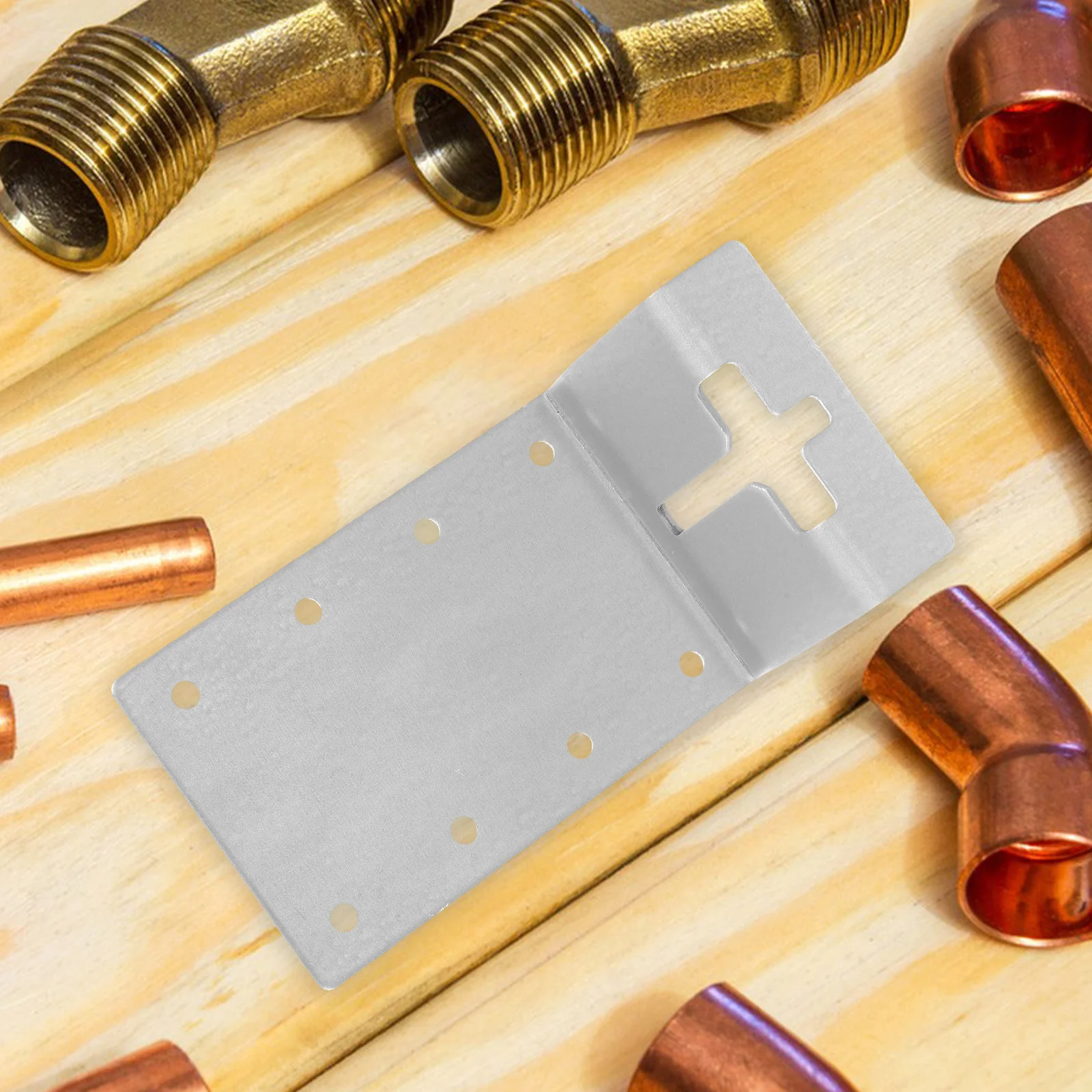 

6Pcs Heavy Duty T Post Mounting Bracket Vertical Installation Fence Mailbox Birdhouse Support Garden Fence Hardware