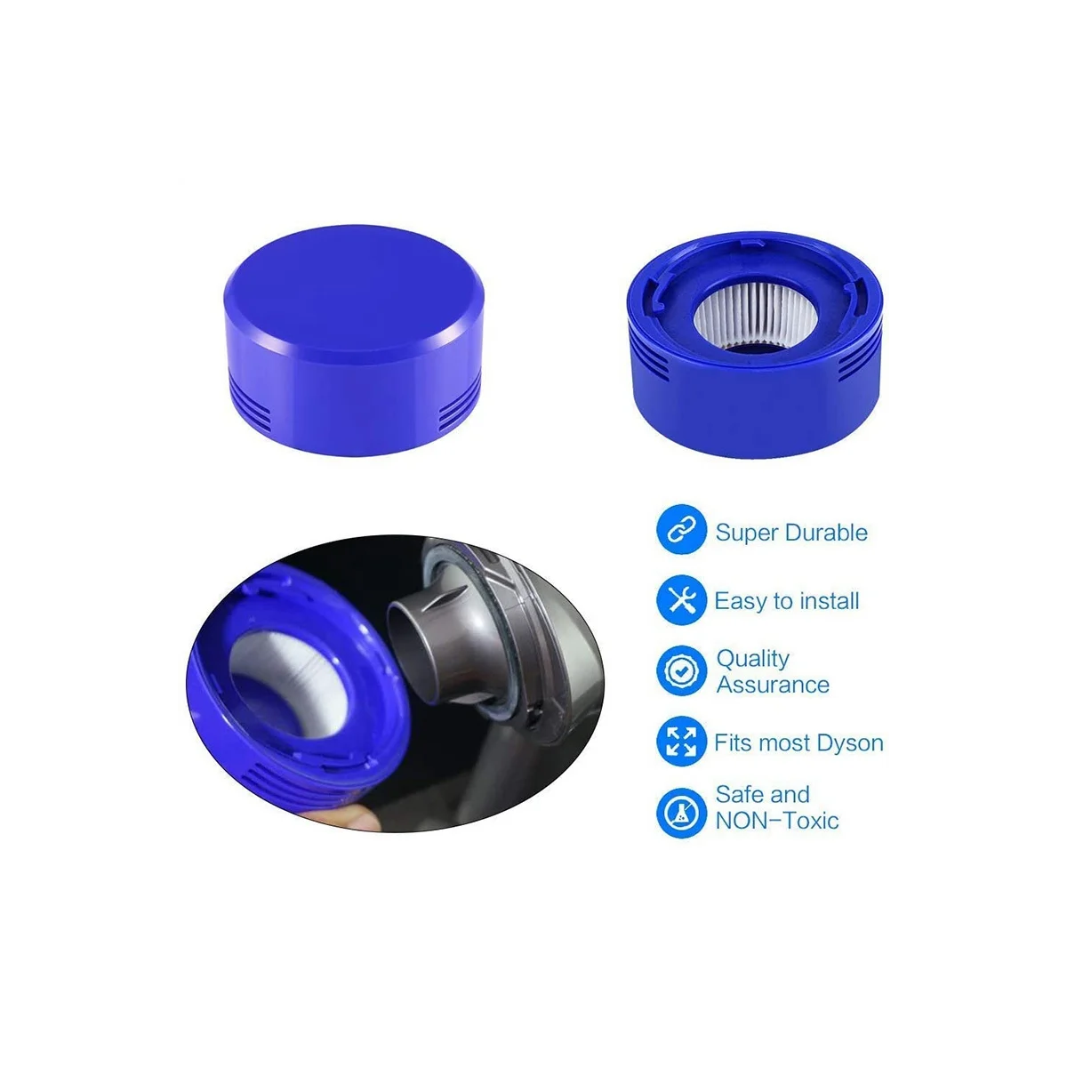 آخر مجموعة استبدال مرشح المحرك ، طقم مرشحات HEPA لدايسون V7 V8 الحيوان المطلق ، مكنسة كهربائية لاسلكية استبدال مجموعة جزء