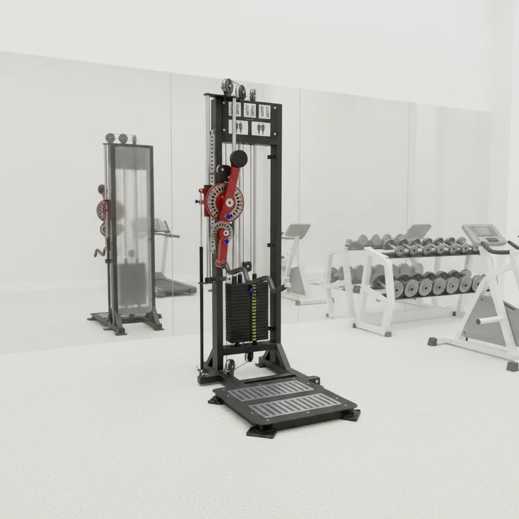 Multi-Purpose Standing Arm Trainer, Pin Loaded Bicep Curl and Tricep Extension Gym Equipment