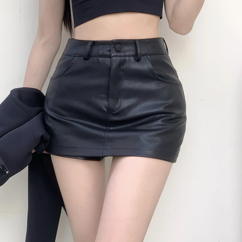 

Women's Short skirt Slim Sexy American Retro Versatile High Waist Shorts Skirt