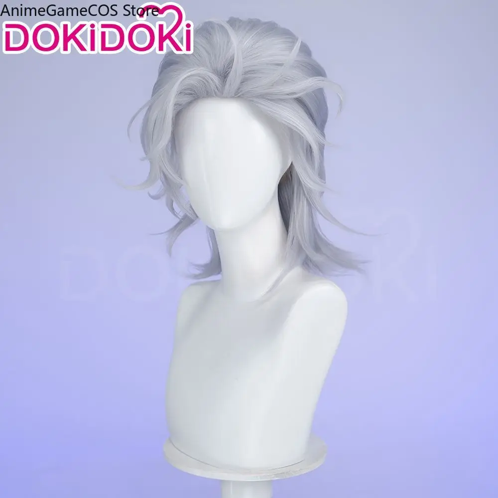 Anime Record of Ragnarok Hades Cosplay Wig Special Silver Gray Hair Comic Con Prop Role Play Accessory Men Halloween Gift view 3