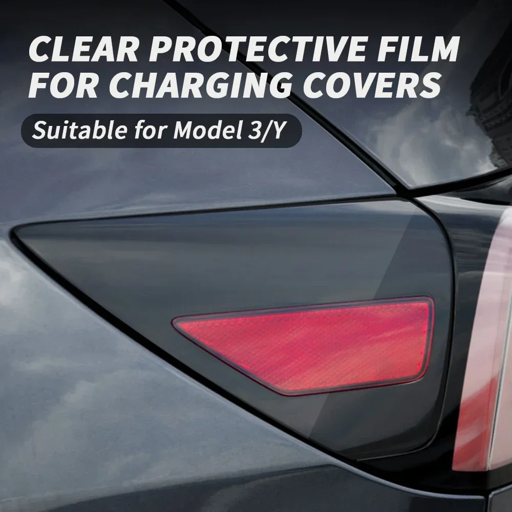 

Charging Port Cover TPU Protective Film For Tesla Model 3/Y Car Stickers Anti-scratched Film Exterior Modification Accessories
