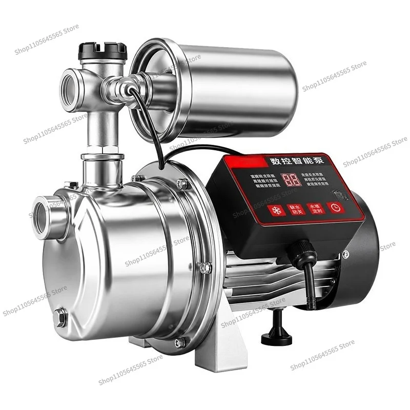 For Fully Automatic 220V Booster Self-priming Pump, Household Water Well Tap Water Booster Pump, Stainless Steel