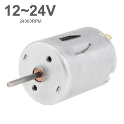 R280 DC Motor 24000RPM 12-24V Micro motore ad alta velocità per giocattoli fai da te Mini ventilatori spremiagrumi pompa dell'acqua strumenti di bellezza