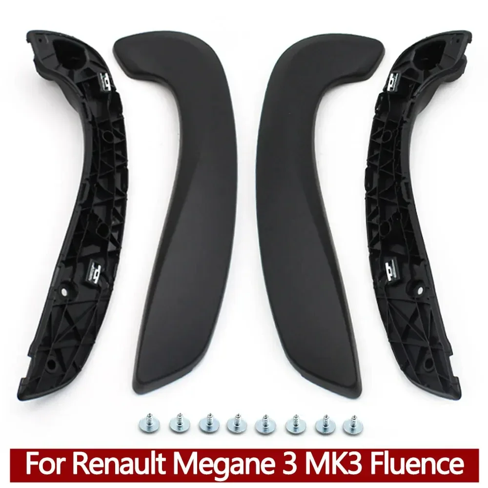 

Black Interior Car Front Left Right Door Handle Set For Renault Megane 3 III Fluence 2008-2016 809600015R 197012651 809540001R