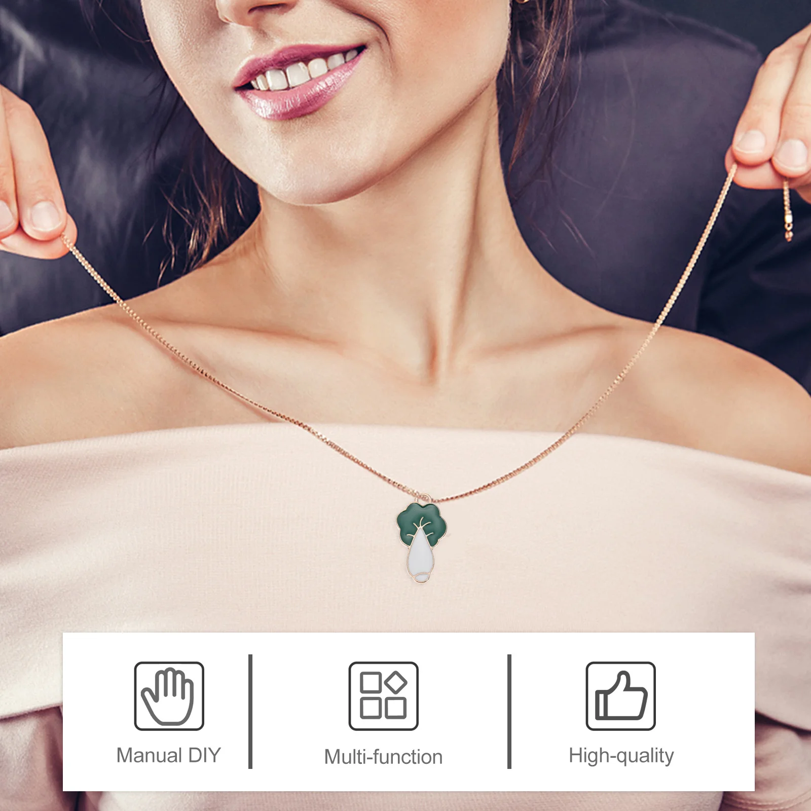 

20Pcs Green Vegetable Pendant Earrings Creative DIY Jewelry Making Ornaments for Bracelets Keychains Hanging Ornament Decoration